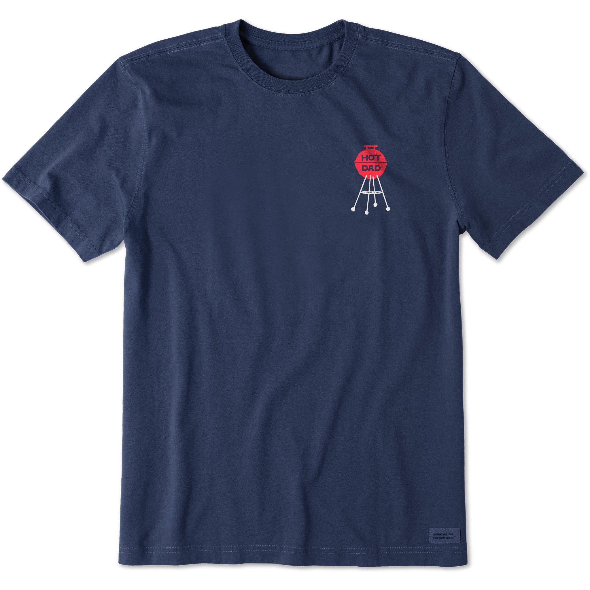 Men's Hot Dad Grill Short Sleeve Crusher Tee