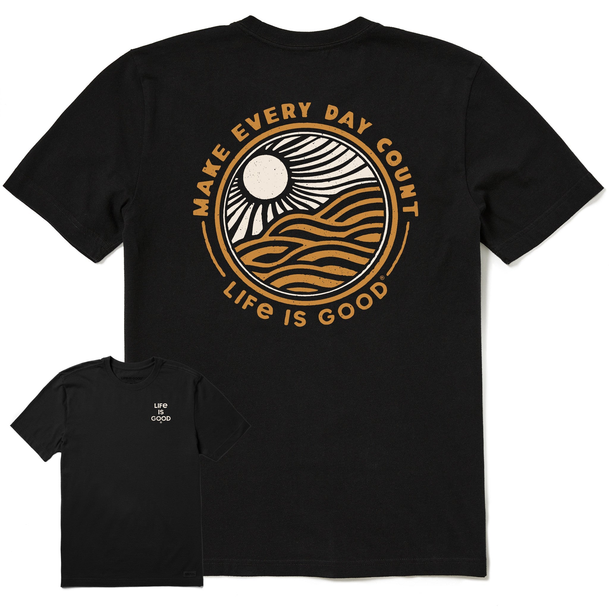 Men's Make Every Day Count Sunset Short Sleeve Tee