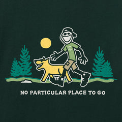 Men's No Particular Place To Go Short Sleeve Crusher Tee