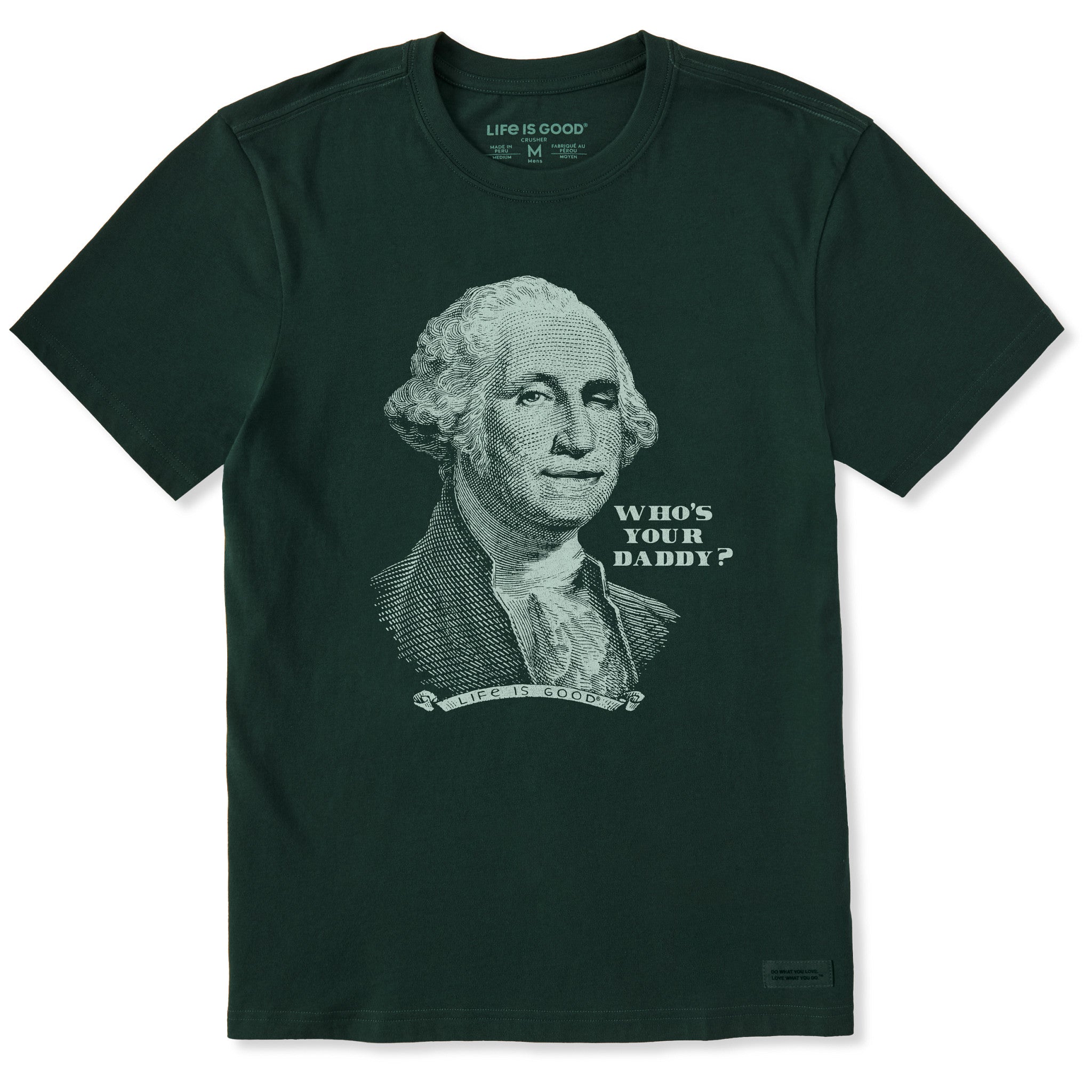 Men's Who's Your Daddy? Short Sleeve Crusher Tee
