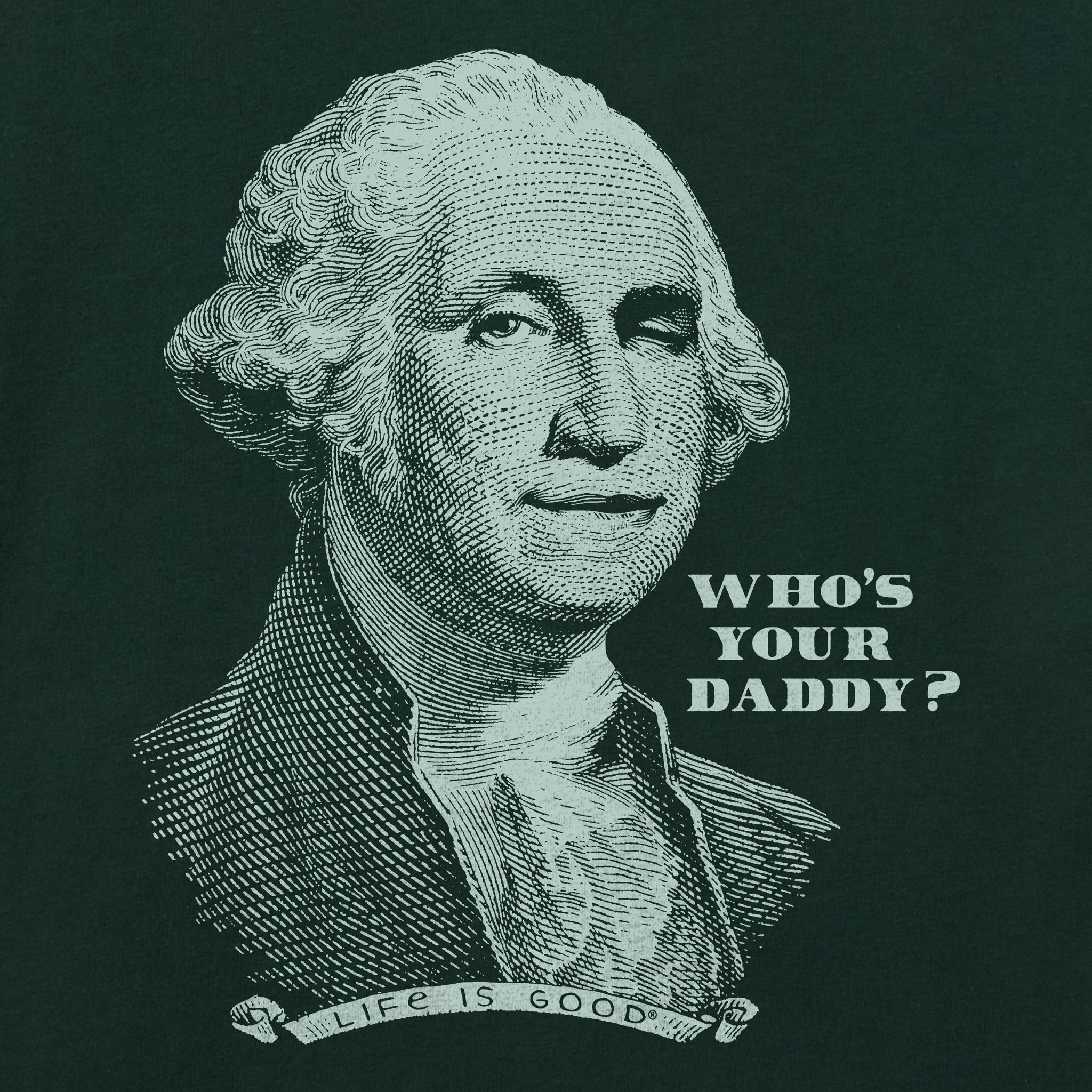 Men's Who's Your Daddy? Short Sleeve Crusher Tee