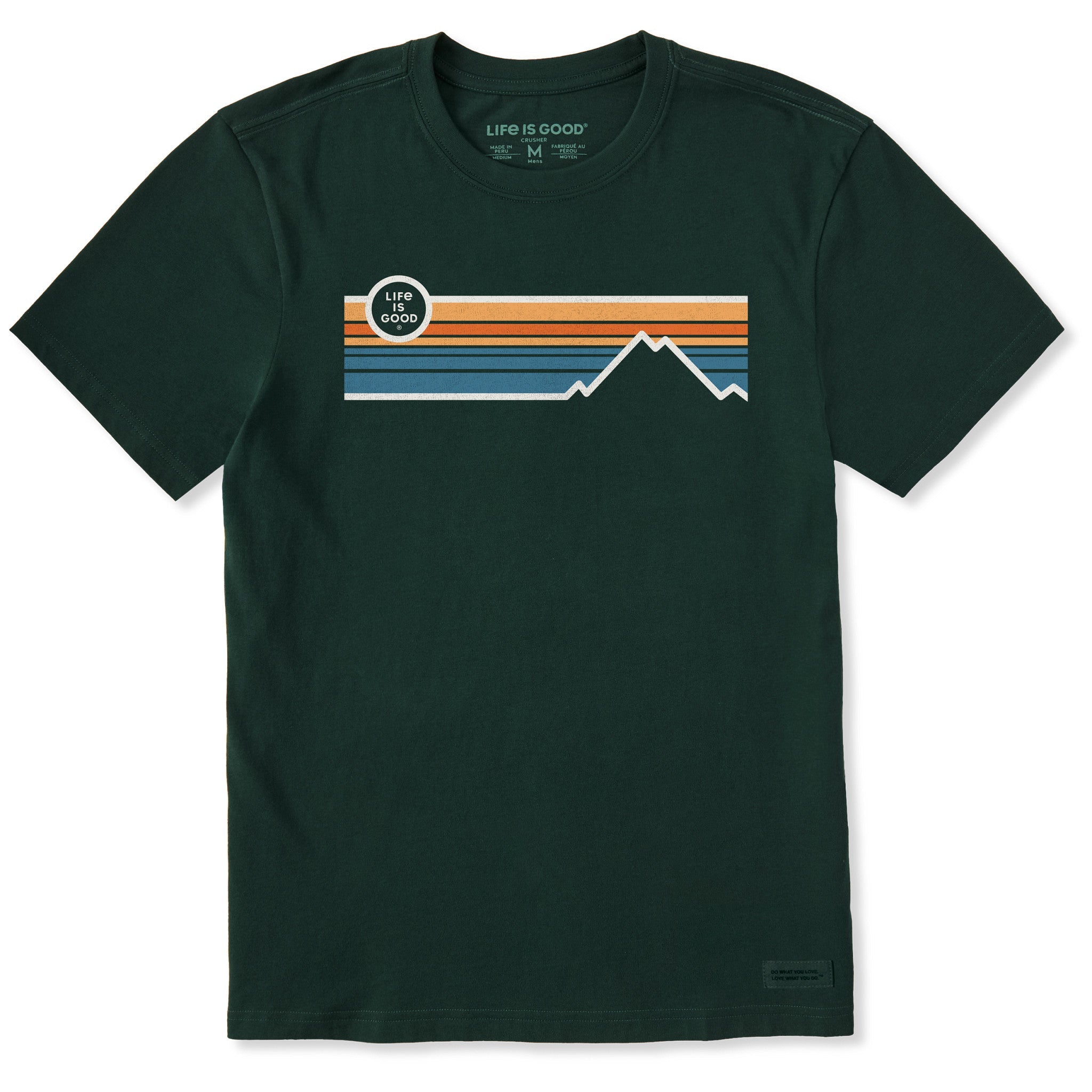 Men's Stripe Mountains Short Sleeve Tee
