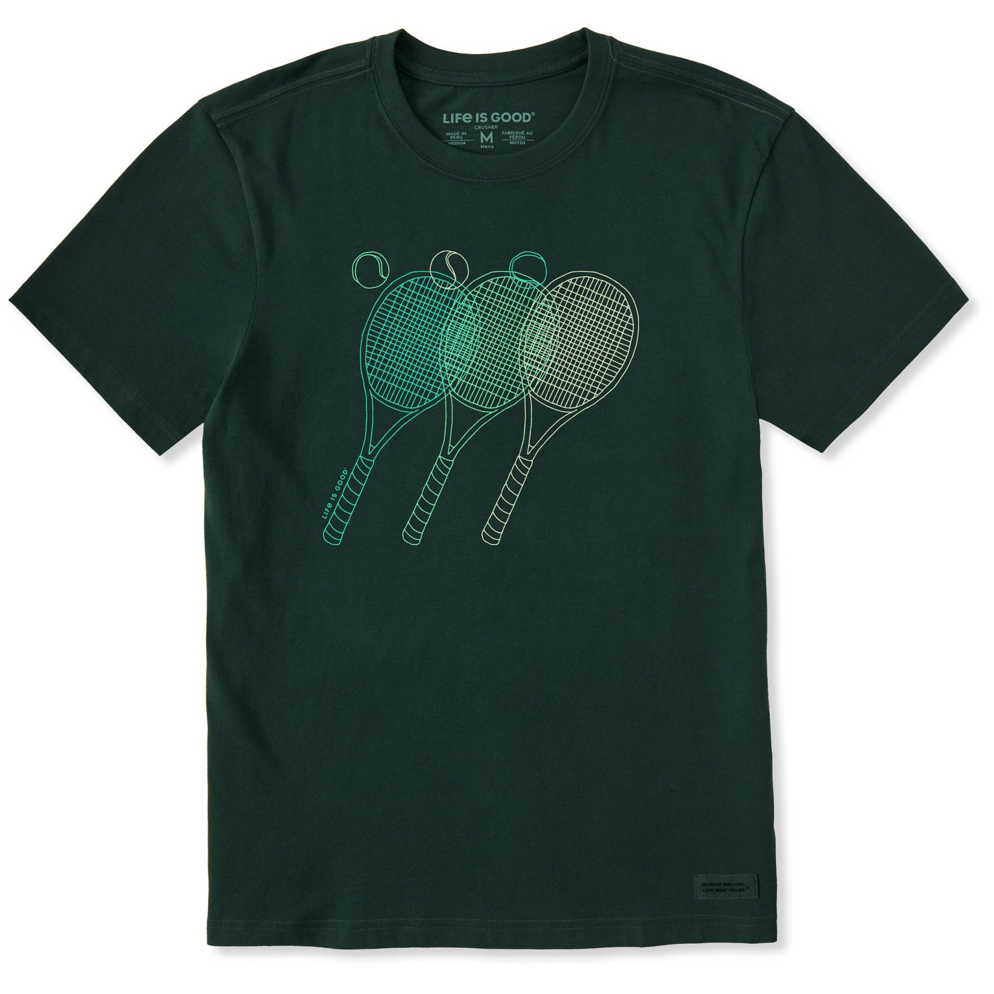 Men's Tennis Fade Short Sleeve Crusher Tee