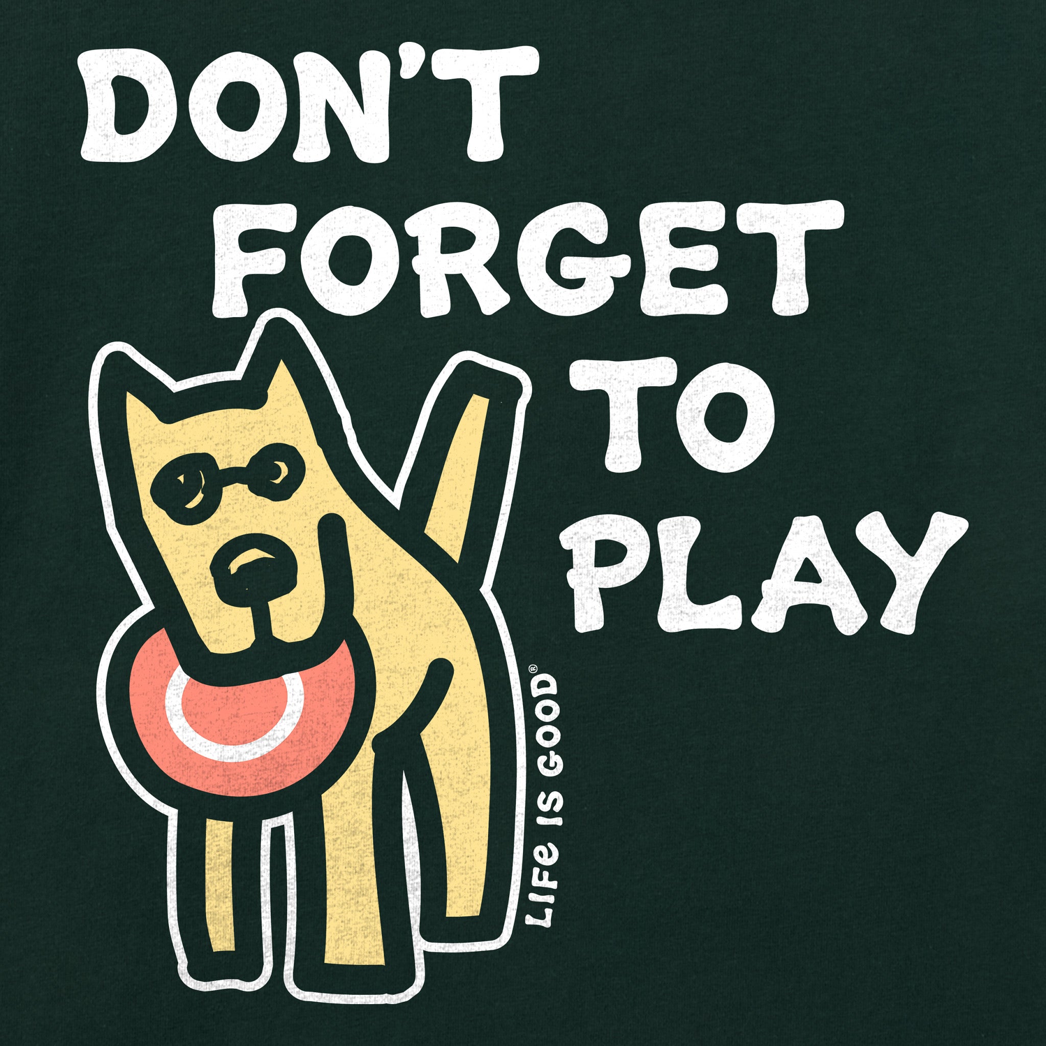 Men's Rocket Don't Forget to Play Short Sleeve Crusher Tee