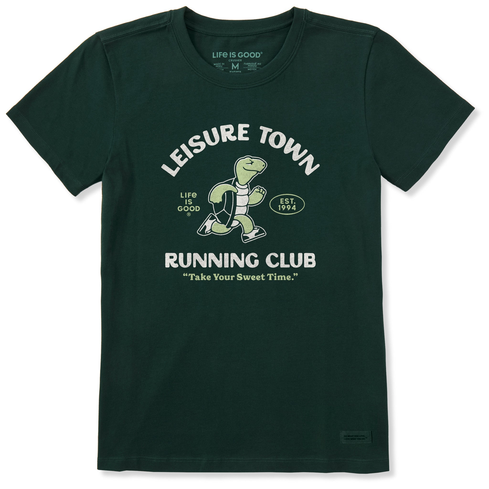 Women's Leisure Town Running Club Short Sleeve Crusher Tee