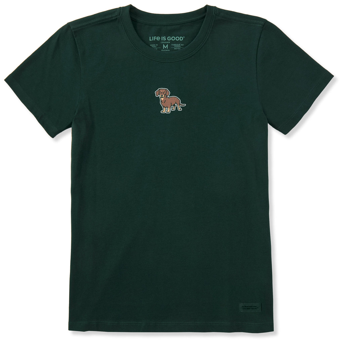 Women's Dachshund LC Short Sleeve Crusher Tee