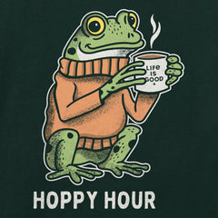 Women's Hoppy Hour Coffee Frog Short Sleeve Crusher Tee