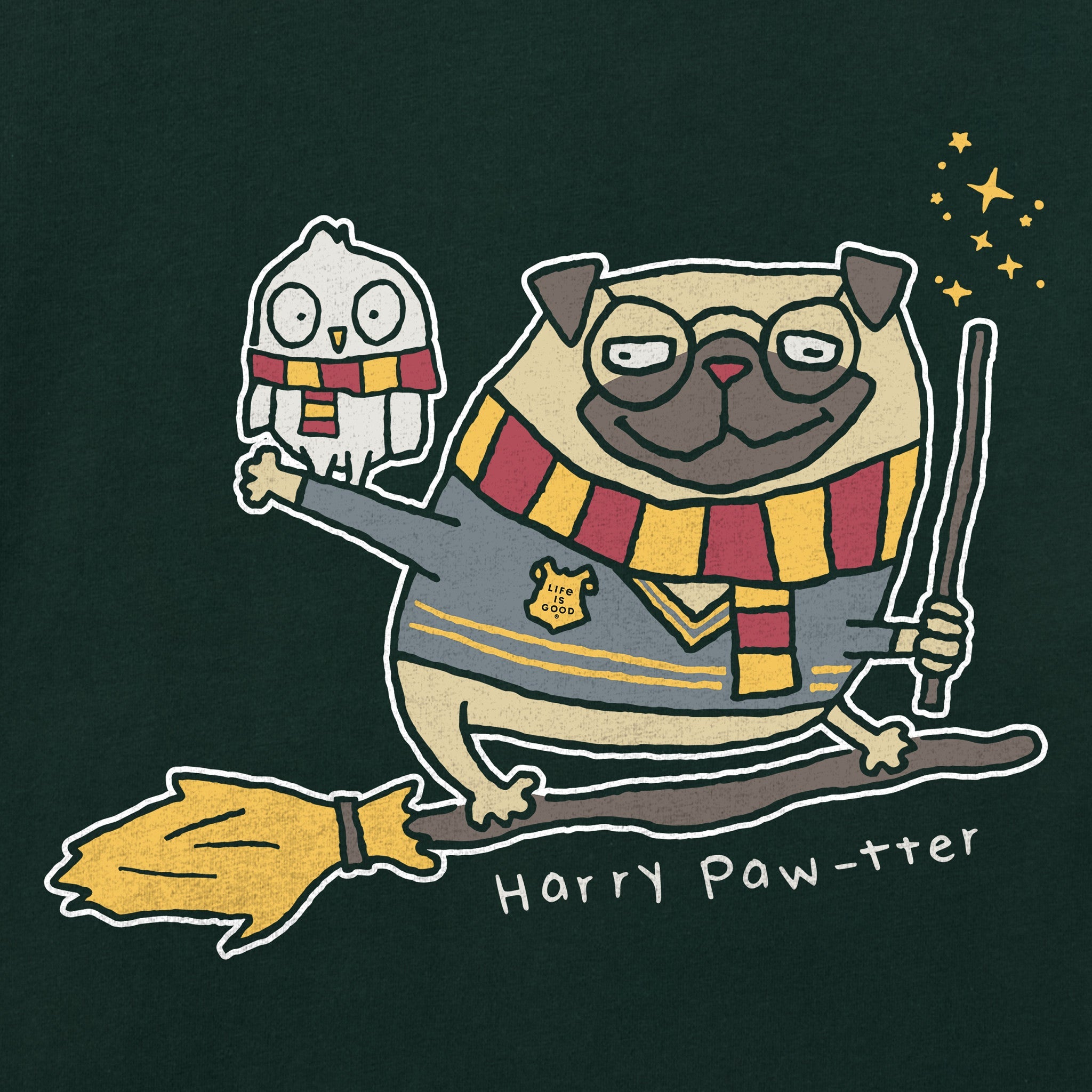 Women's Harry Paw-ter Short Sleeve Crusher Tee