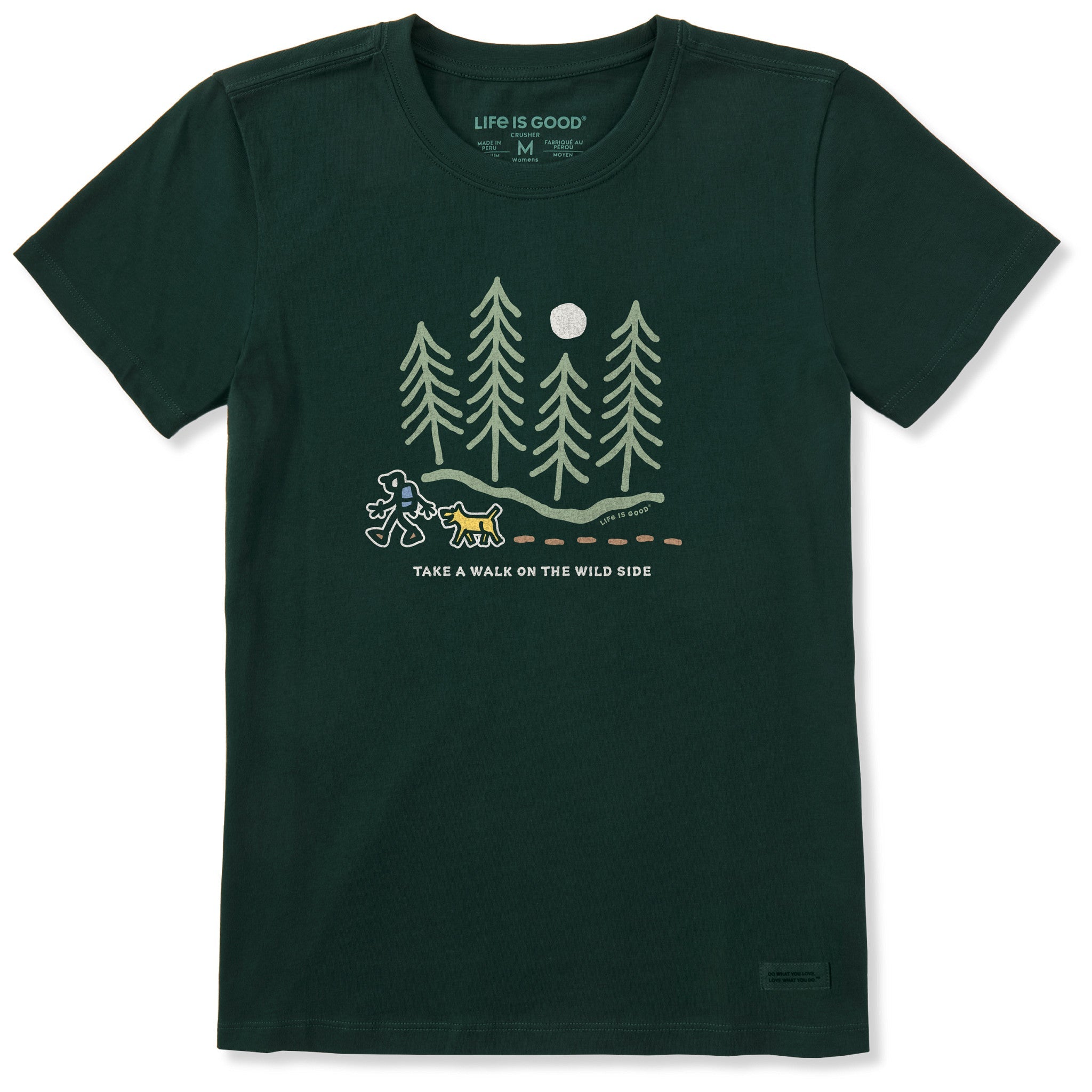 Women's Hiking Though the Woods Wildside Short Sleeve Crusher Tee