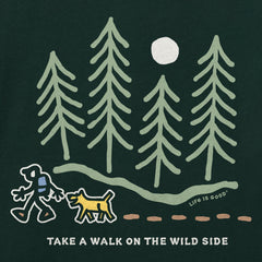 Women's Hiking Though the Woods Wildside Short Sleeve Crusher Tee