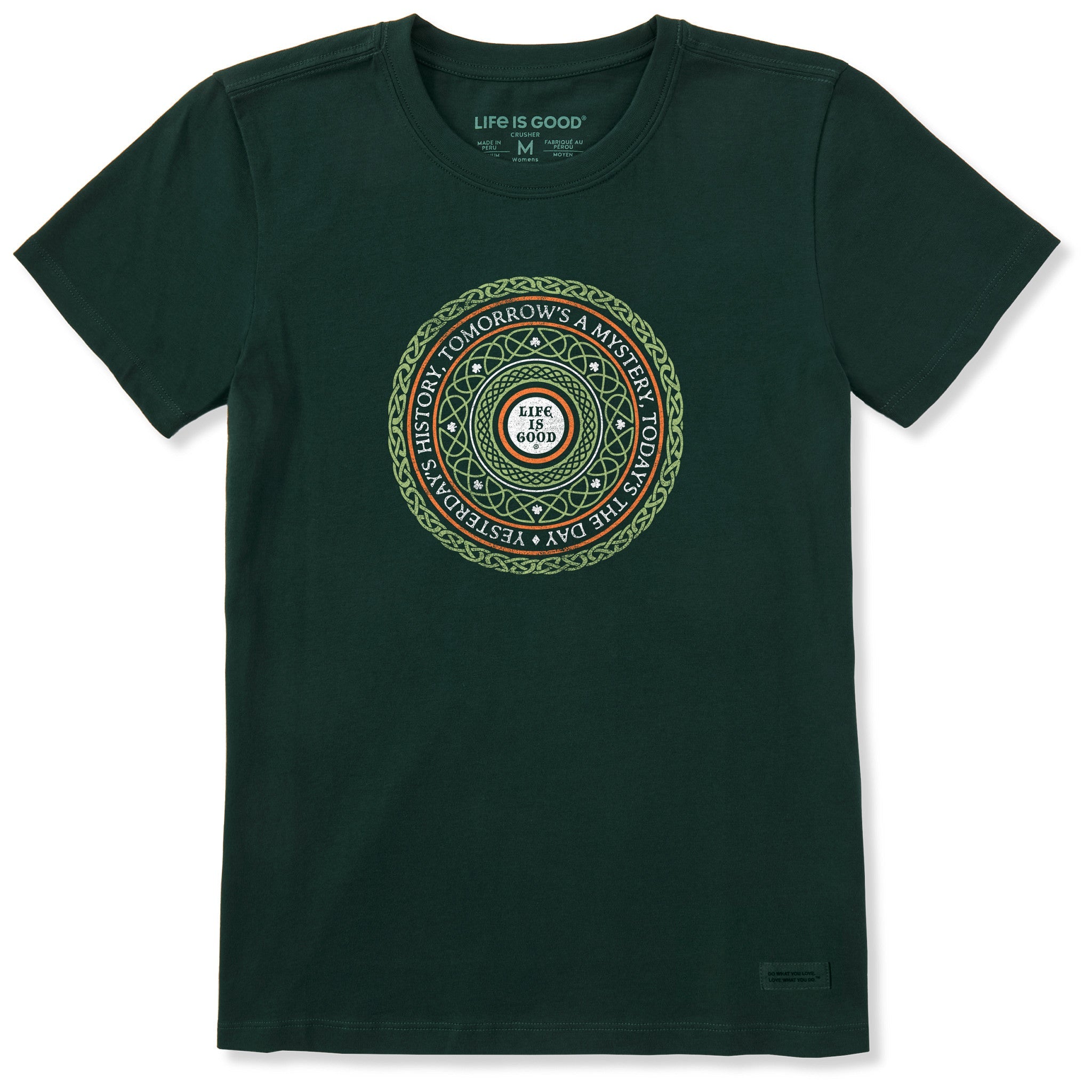 Women's Irish Wisdom Mandala Short Sleeve Crusher Tee