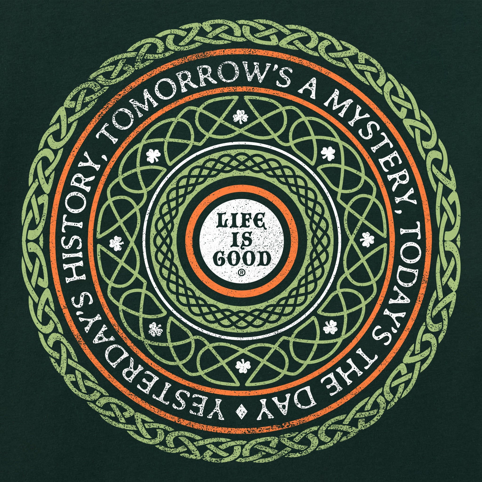 Women's Irish Wisdom Mandala Short Sleeve Crusher Tee