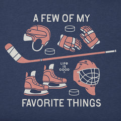 Kids A Few of My Favorite Hockey Things Short Sleeve Crusher Tee