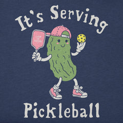 Women's It's Serving Pickleball Short Sleeve Tee