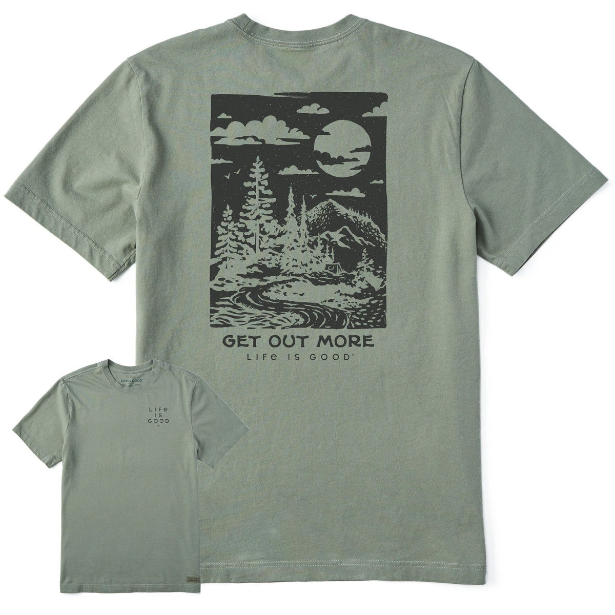 Men's Get Out More Stamp Short Sleeve Tee