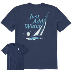Men's Just Add Water Sunset Sail Short Sleeve Tee