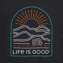 Men's On the Road Again Short Sleeve Crusher Tee