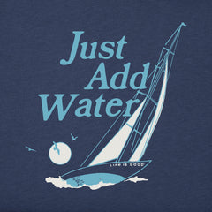 Women's Just Add Water Sunset Sail Short Sleeve Tee