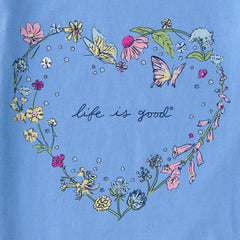 Kids Wildflower at Heart Short Sleeve Crusher Tee