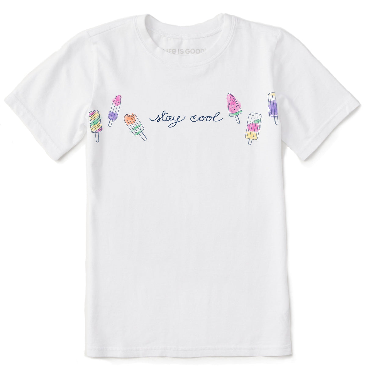 Kids Ice Cream Stay Cool Short Sleeve Crusher Tee