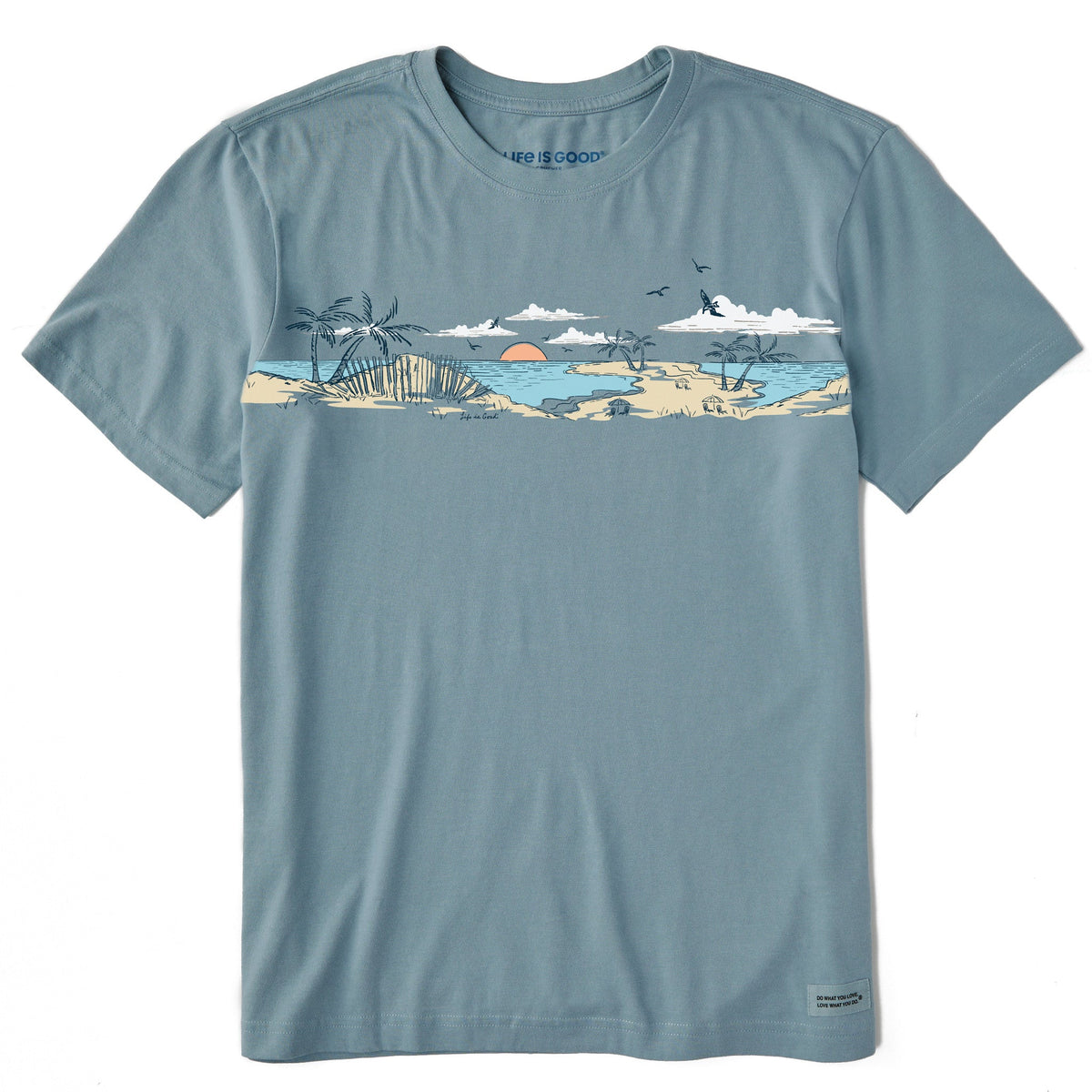 Men's Beach Vista Short Sleeve Crusher Tee