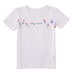 Toddler Ice Cream Stay Cool Short Sleeve Crusher Tee