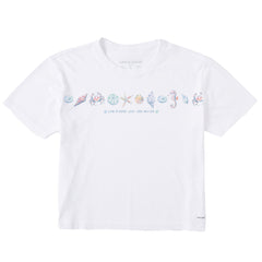 Women's Just Add Water Shells Short Sleeve Crusher Boxy Tee