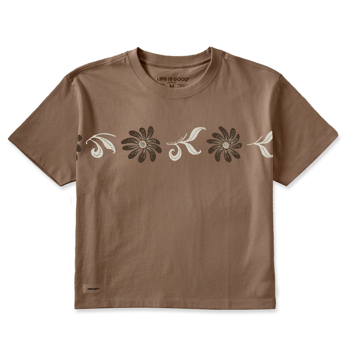 Women's Good Daisies Short Sleeve Crusher Boxy Tee