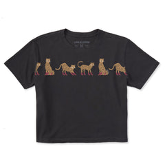 Women's Cheetahs in Boots Short Sleeve Crusher Boxy Tee