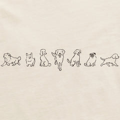 Women's Inkbrush Pups Short Sleeve Crusher Tee
