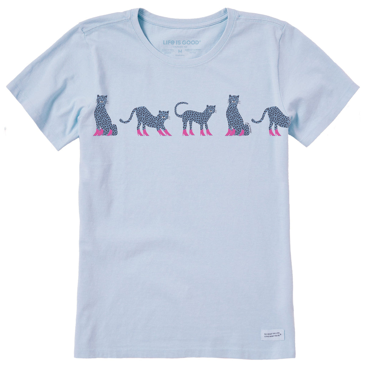 Women's Cheetahs in Boots Short Sleeve Crusher Tee