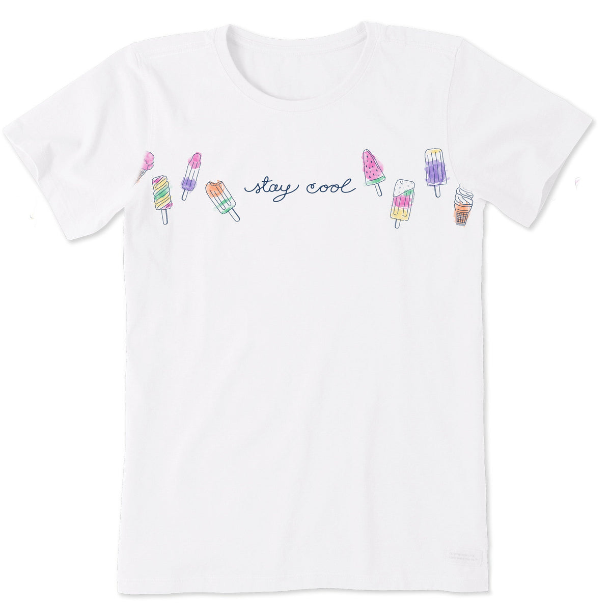 Women's Ice Cream Stay Cool Short Sleeve Crusher Tee