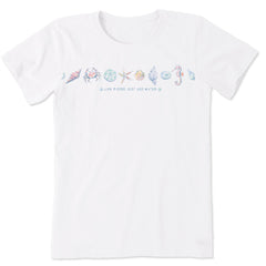 Women's Just Add Water Shells Short Sleeve Crusher Tee