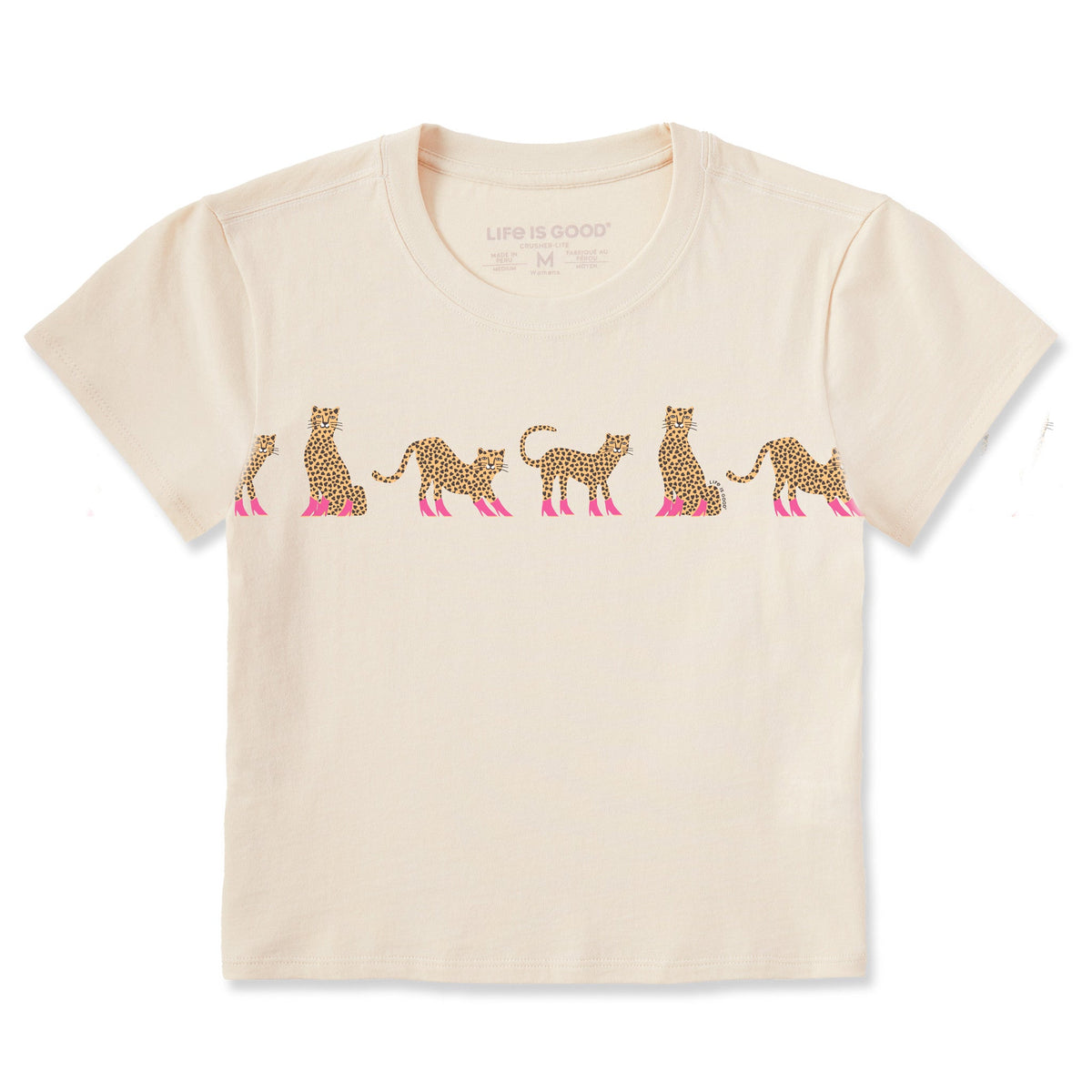 Women's Cheetahs in Boots Crusher-LITE Shrunken Tee