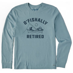 Men's O'Fishally Retired Long Sleeve Crusher Tee