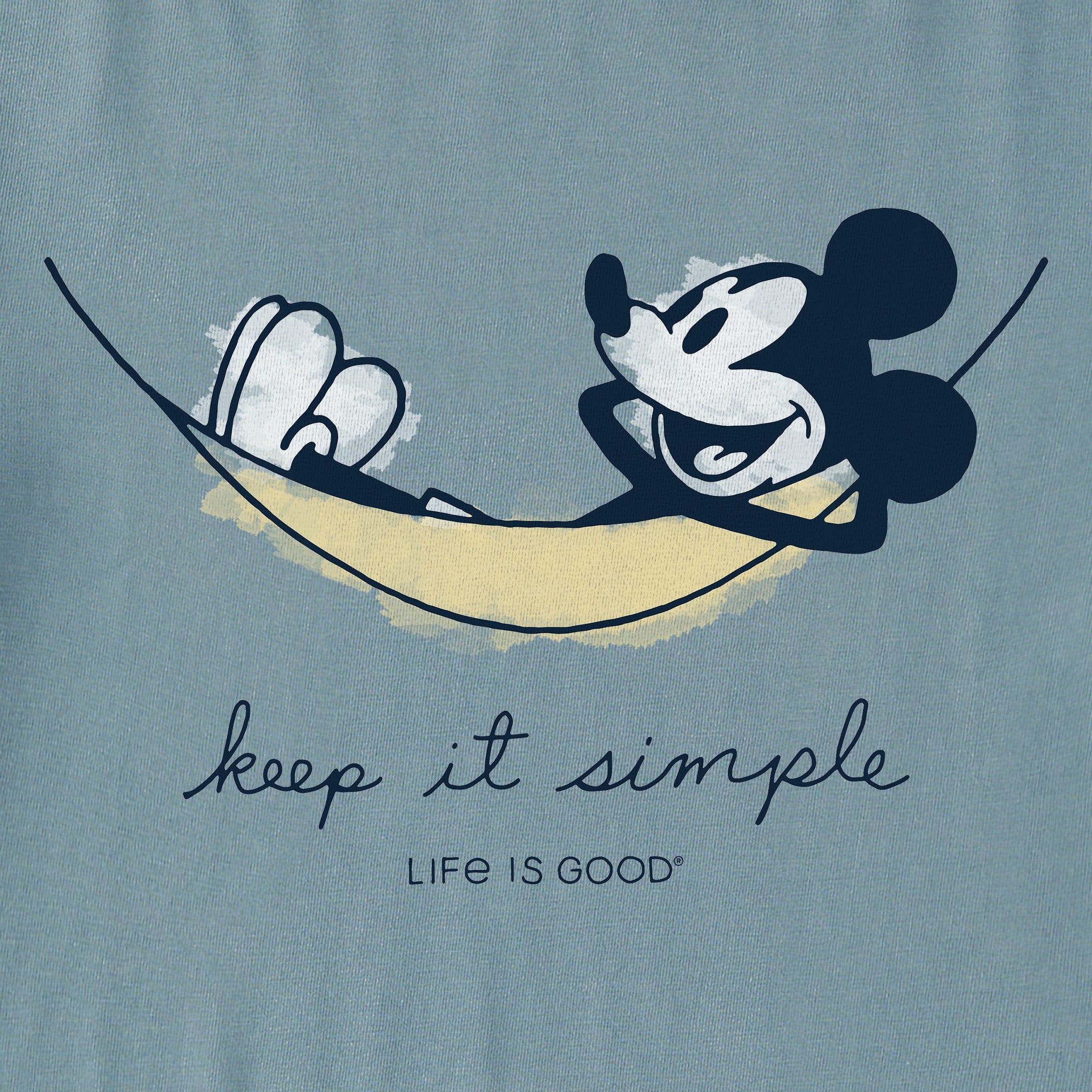 Men's Steamboat Willie Hammock Long Sleeve Crusher Tee