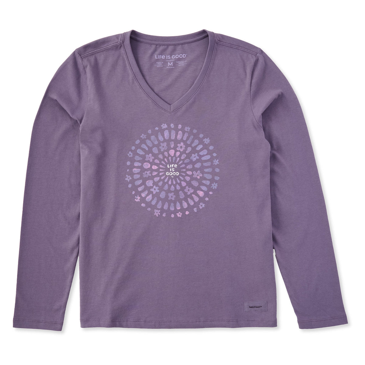 Women's Joy Explosion Long Sleeve Crusher Vee
