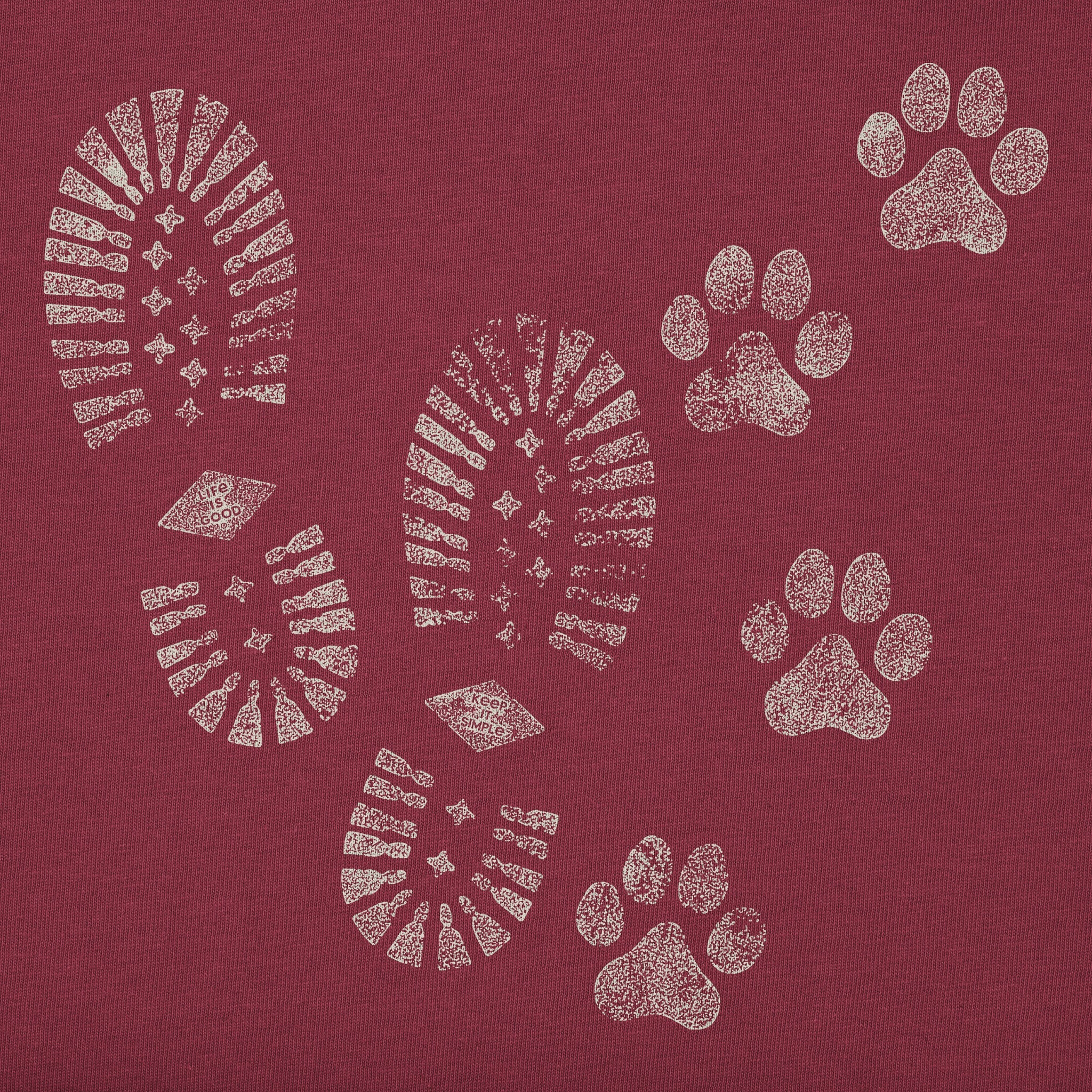 Men's Trails & Tails Long Sleeve Crusher Tee
