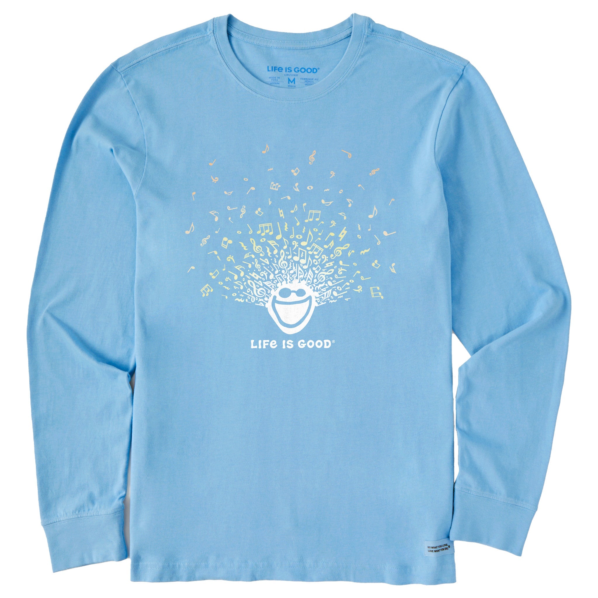 Men's Jake Music Head Long Sleeve Crusher Tee