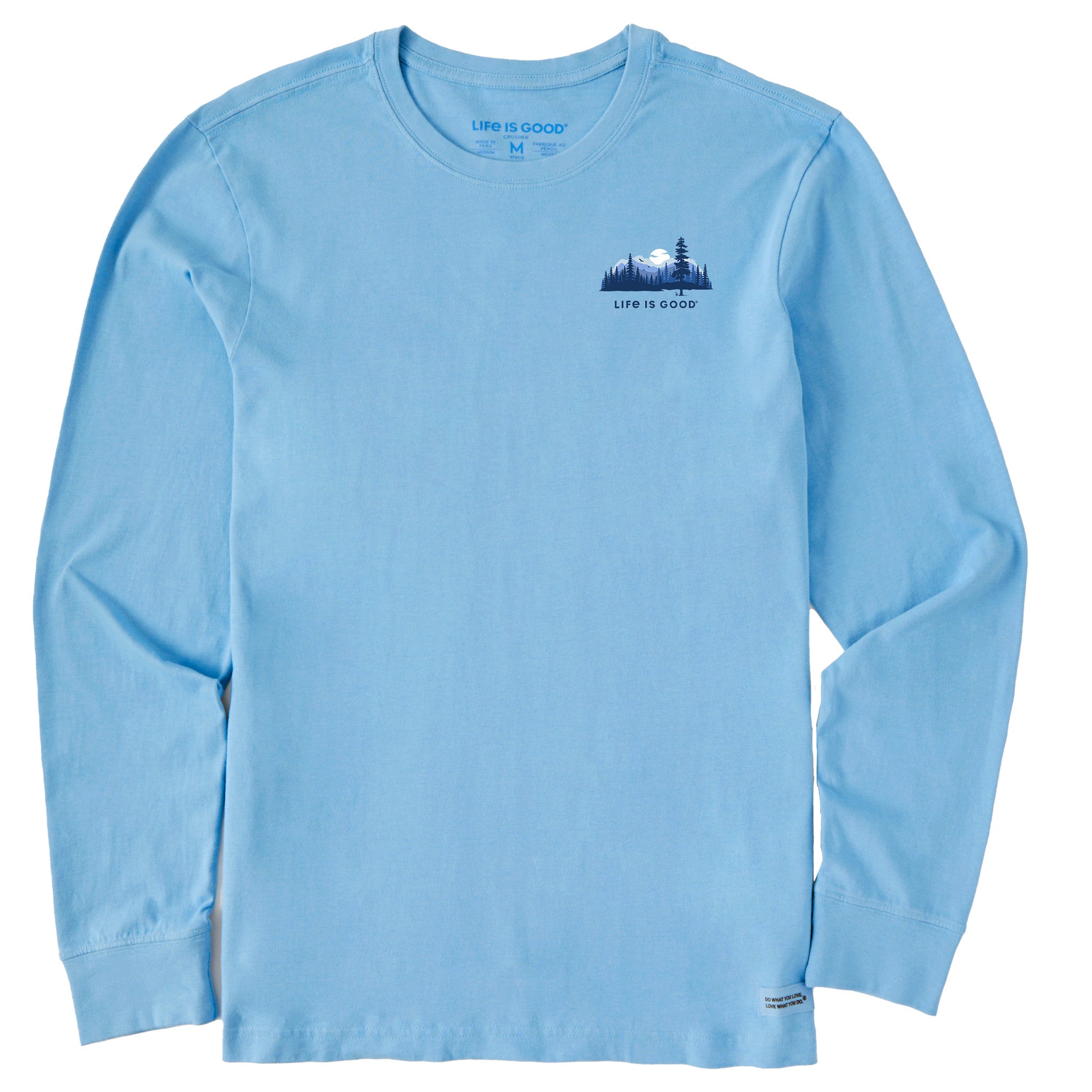 Men's Evergreen Silhouette Long Sleeve Crusher Tee