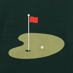 Kids Golf Green Short Sleeve Crusher Tee