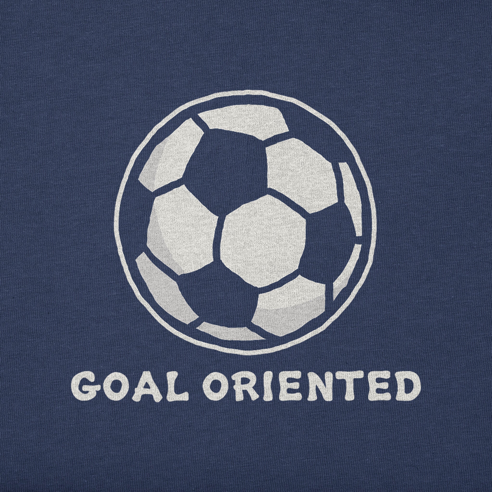 Kids Goal Oriented Soccer Short Sleeve Crusher Tee