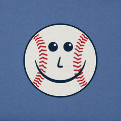 Kids Baseball Face Short Sleeve Crusher Tee