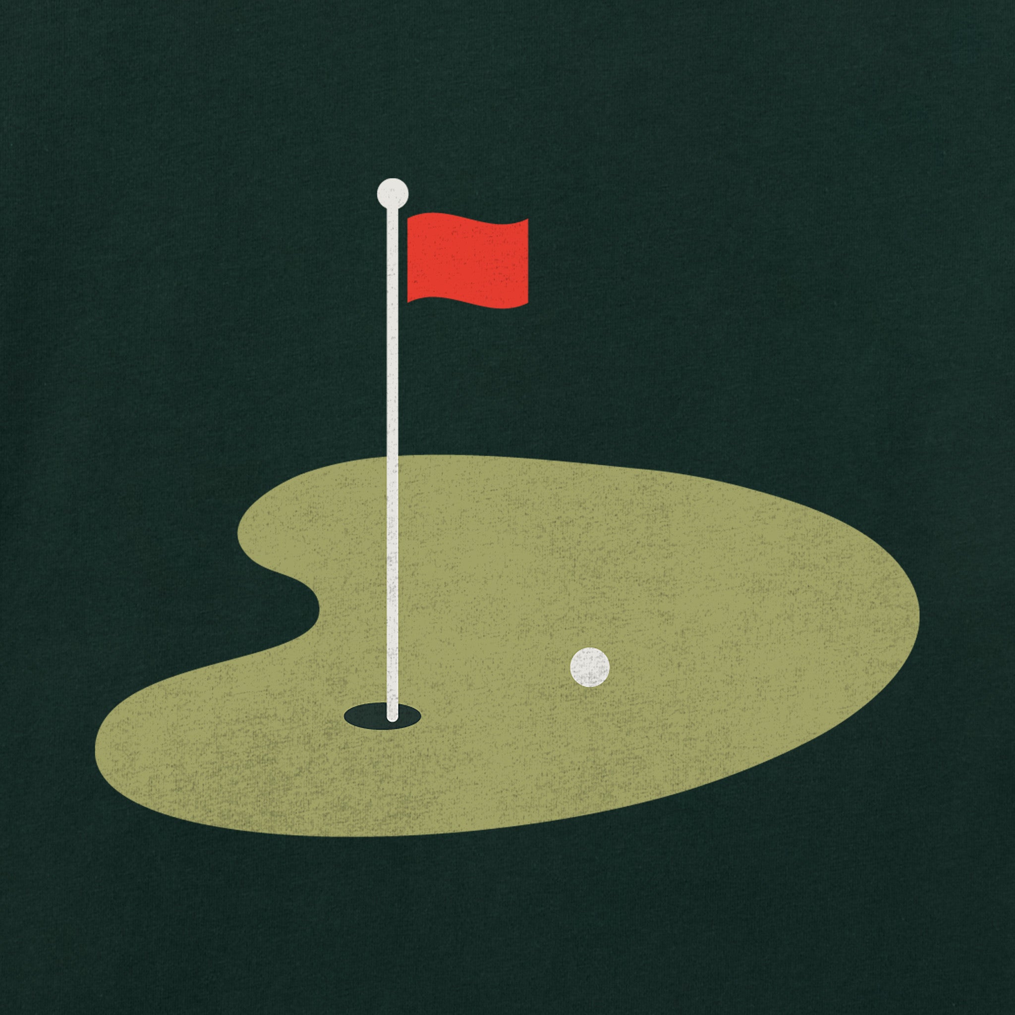 Women's Golf Green Short Sleeve Crusher Boxy Tee