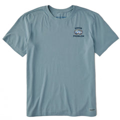 Men's Snow Problem Goggles Short Sleeve Crusher Tee