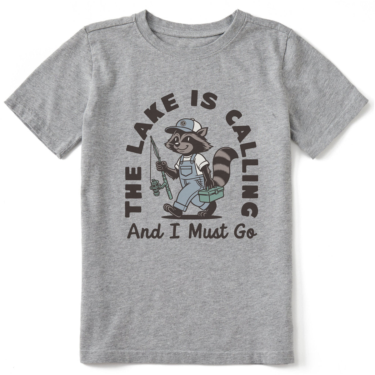 Kids The Lake is Calling Short Sleeve Crusher Tee