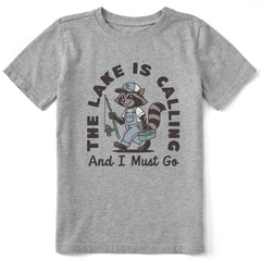 Kids The Lake is Calling Short Sleeve Crusher Tee