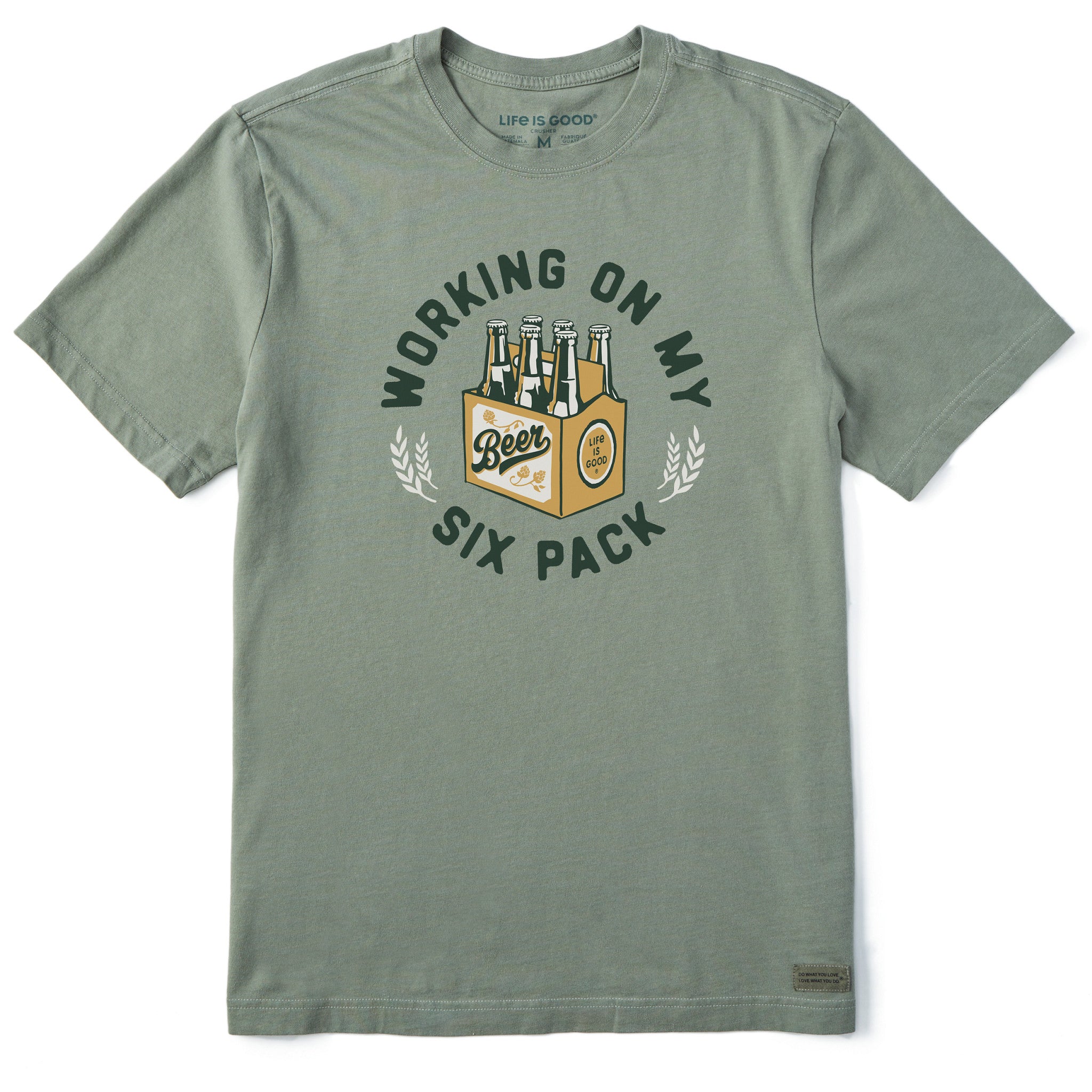 Men's Working on my Six Pack Short Sleeve Tee