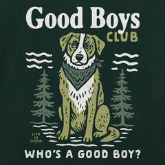 Women's Good Boys Club Short Sleeve Crusher Boxy Tee