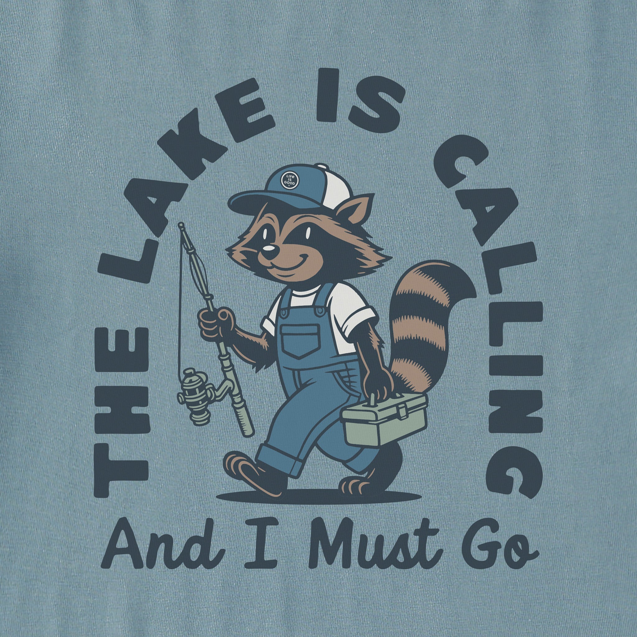 Men's The Lake is Calling Short Sleeve Crusher Tee
